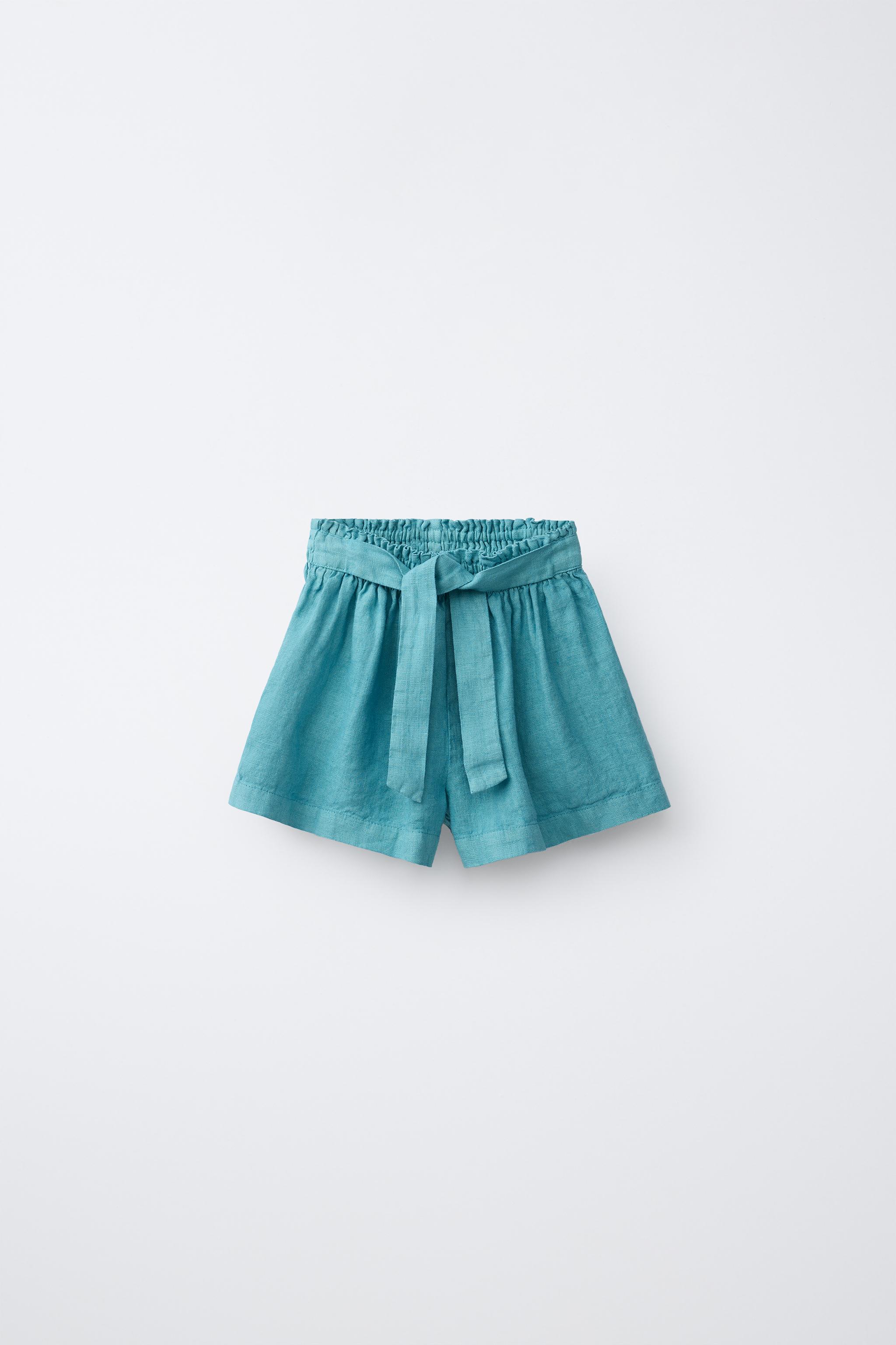 100% LINEN SHORTS